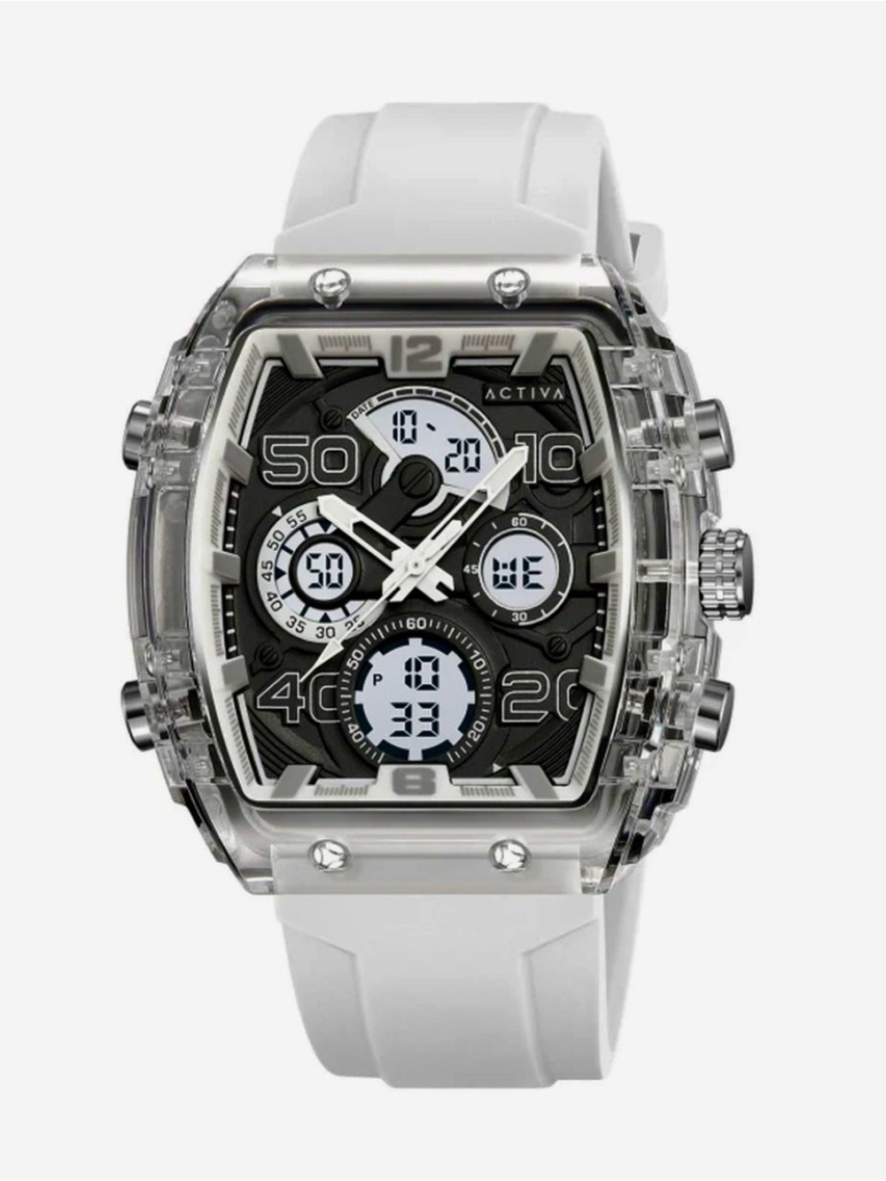 ACW8109-002 - Activa Vion X Invicta Digital Essentials Men’s Watch - 45mm, White